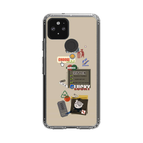 Creative Collage of Motivational Elements Google Pixel 5 Case
