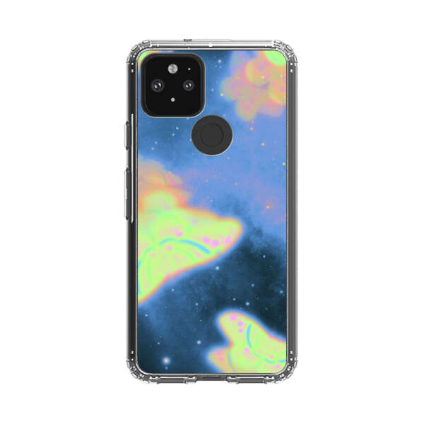 Dreamy Glowing Cosmic Butterflies Google Pixel 5 Case