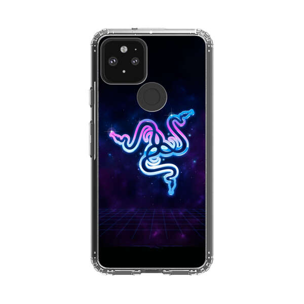 Glowing Neon Triple Snake Google Pixel 5 Case