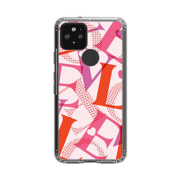Love Colorful Letters Pattern Google Pixel 5 Case