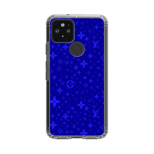Luxury Blue Designer Pattern Google Pixel 5 Case