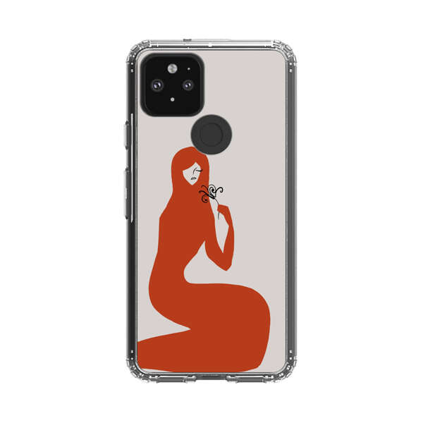 Minimalist Abstract Woman Silhouette Google Pixel 5 Case