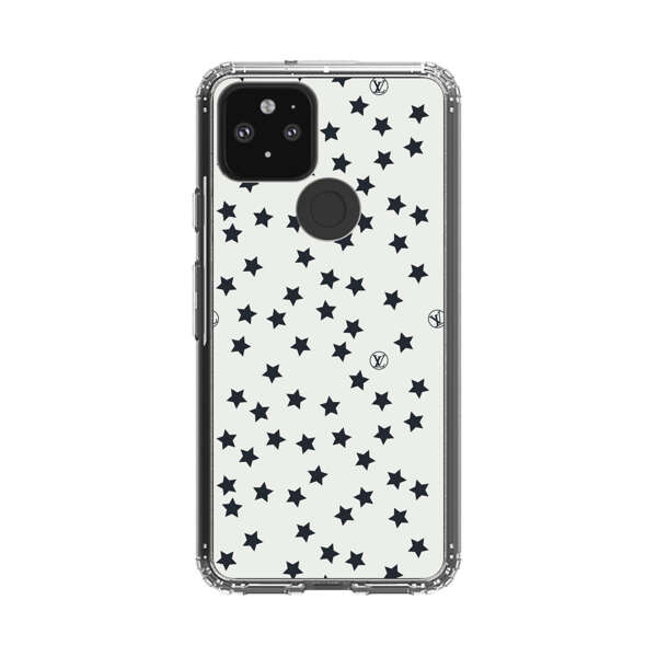 Minimalist Black Stars Pattern Google Pixel 5 Case