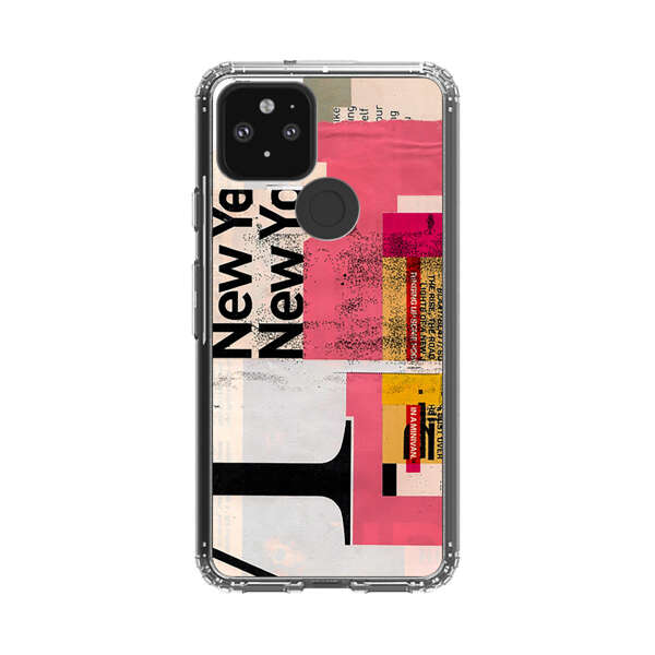 Modern Abstract Collage Artwork Google Pixel 5 Case