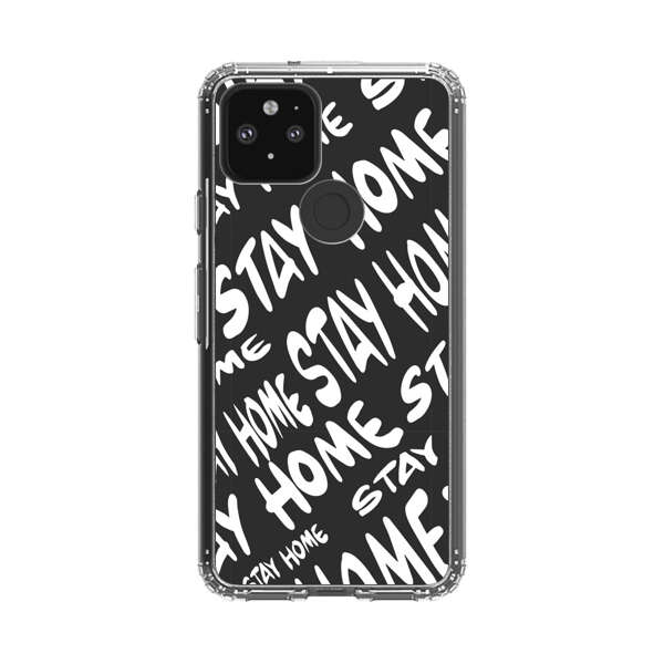 Stay Home Pattern Google Pixel 5 Case