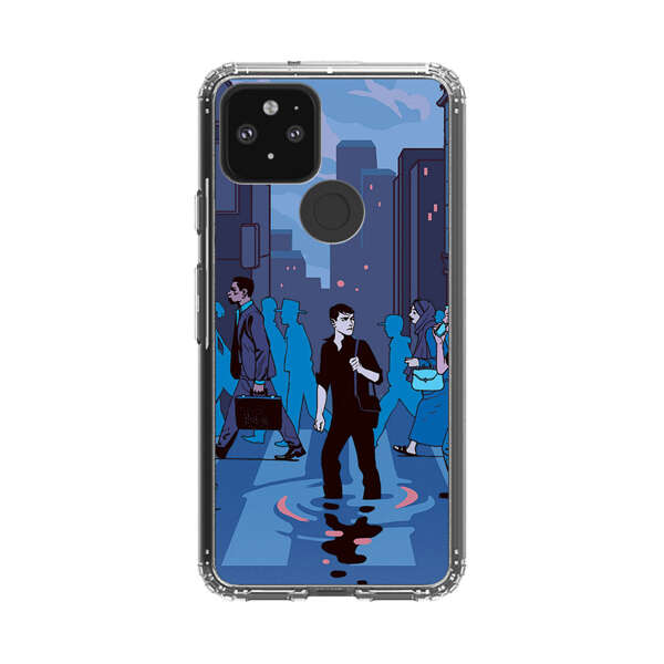Urban Lonely Person Crosswalk Google Pixel 5 Case