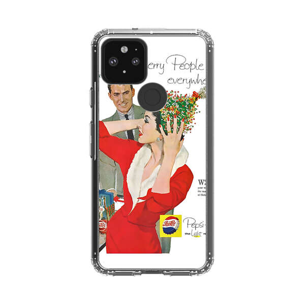 Vintage Pepsi-Cola Holiday Advertisement Google Pixel 5 Case