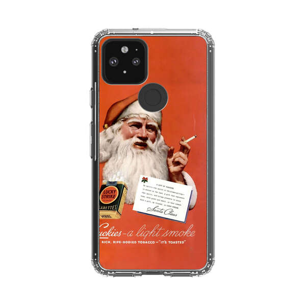 Vintage Santa Claus Smoking Lucky Strike Cigarettes Advertisement Google Pixel 5 Case