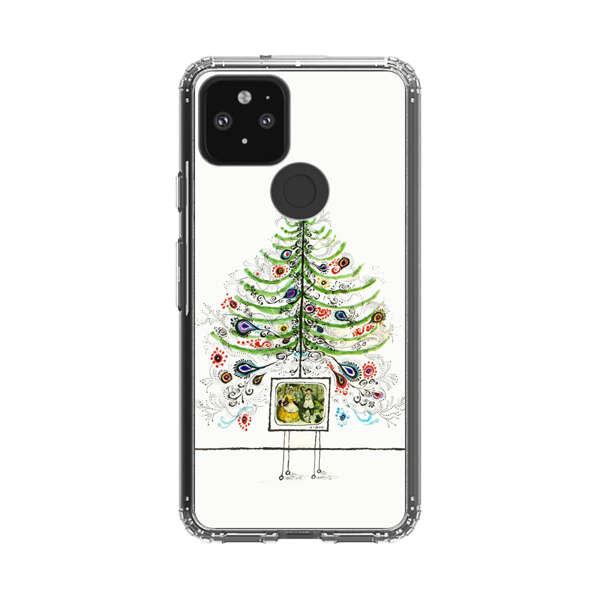 Whimsical Christmas Tree Artistic Design Google Pixel 5 Case