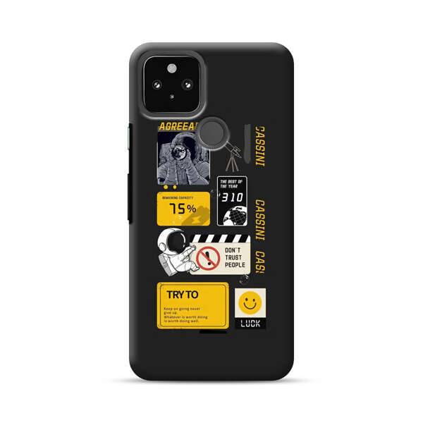 Astronaut Space Exploration Motivation Design Google Pixel 5 Hard Case