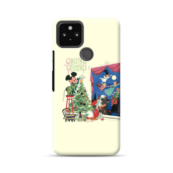 Christmas Disney Mickey Mouse and Peter Pan Google Pixel 5 Hard Case
