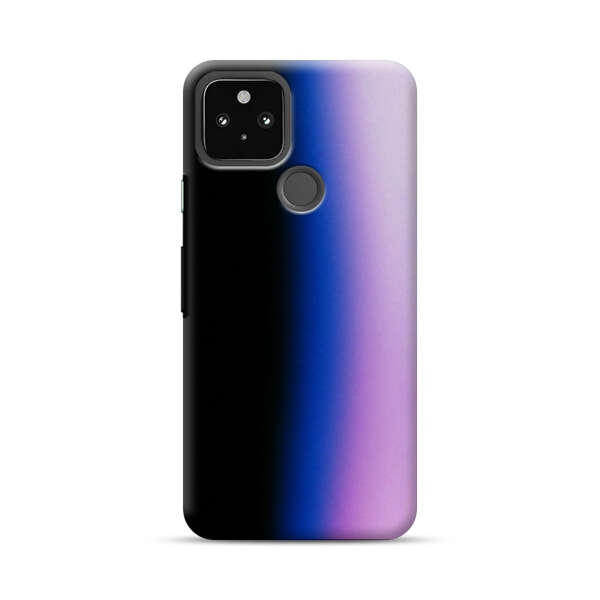 Gradient Black Blue Pink Purple Google Pixel 5 Hard Case