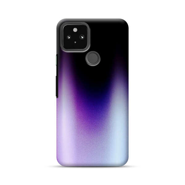 Purple Blue Gradient Flame Google Pixel 5 Hard Case