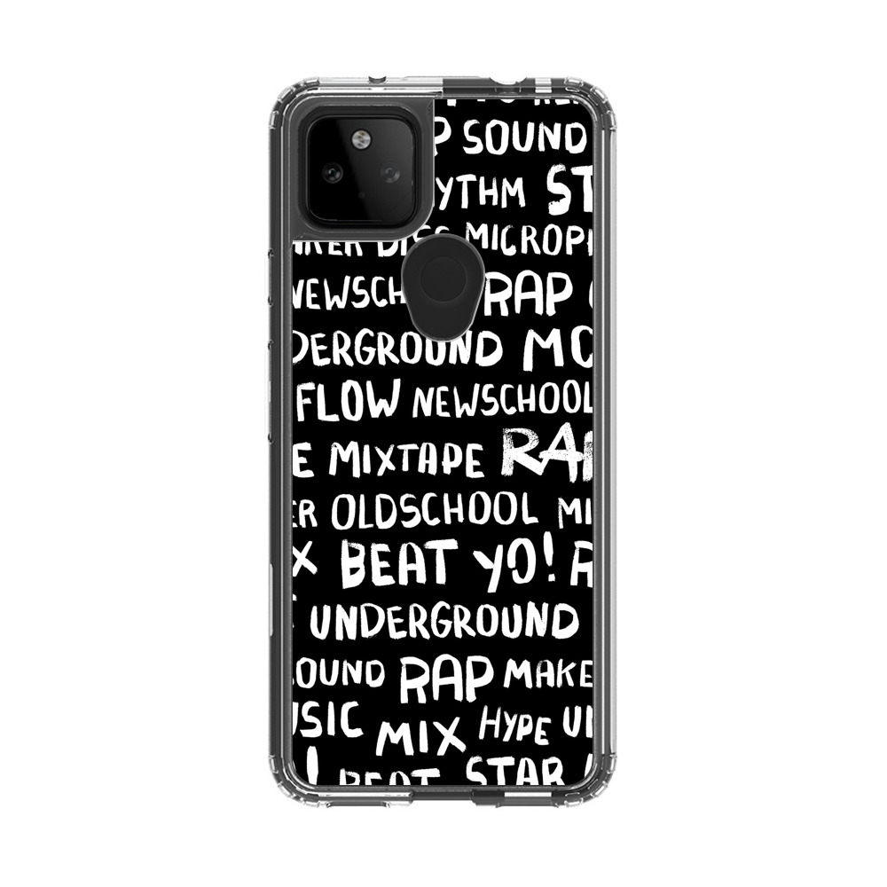 Rap Hip Hop Words Collage Google Pixel 5a 5G Case