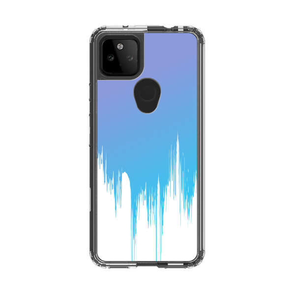 Abstract Blue and Purple Dripping Paint Google Pixel 5a 5G Case