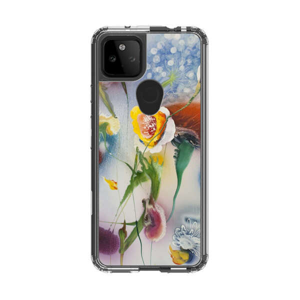 Abstract Colorful Flowers Google Pixel 5a 5G Case