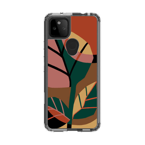 Abstract Geometric Leaves Design Google Pixel 5a 5G Case