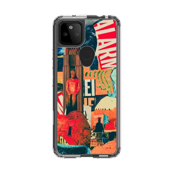Artistic Urban Collage Google Pixel 5a 5G Case