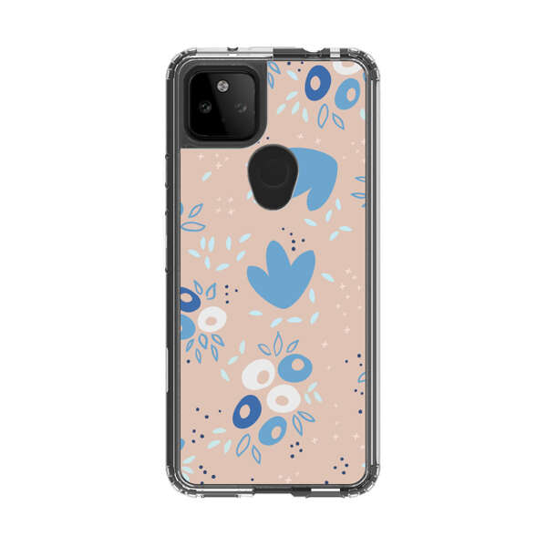 Blue Floral Pattern Google Pixel 5a 5G Case