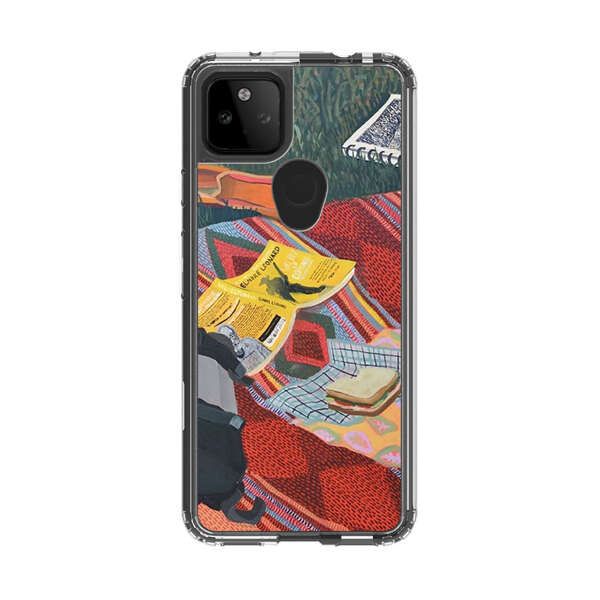Charming Picnic Scene with Blanket and Food Google Pixel 5a 5G Case