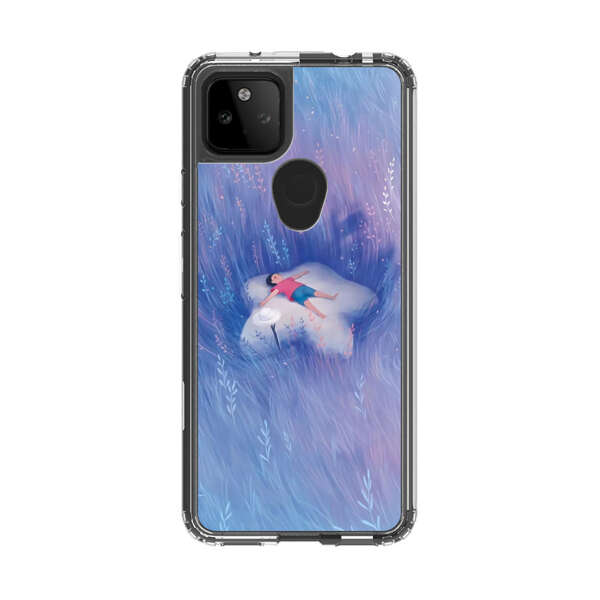 Child Relaxing in Dreamy Field Google Pixel 5a 5G Case