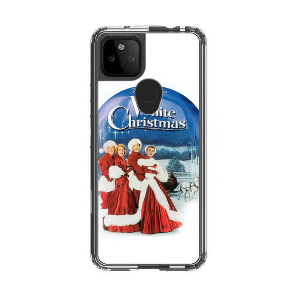Classic White Christmas Scene Google Pixel 5a 5G Case