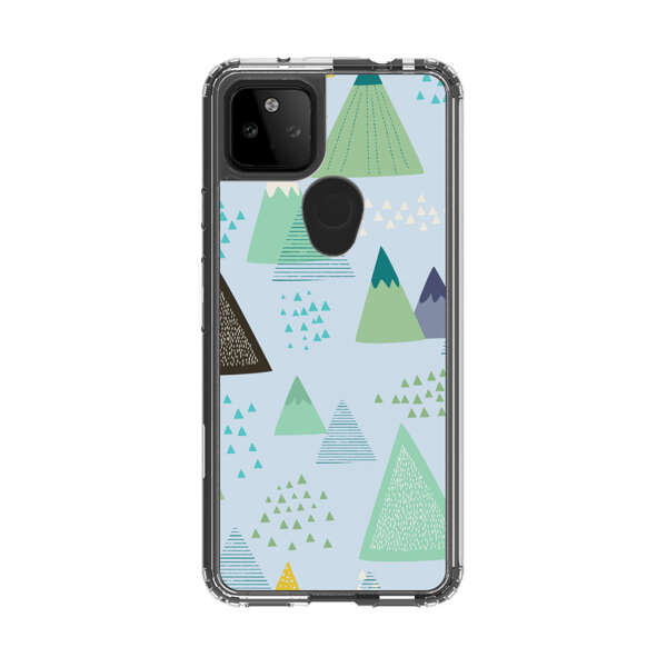 Colorful Abstract Mountain Pattern Google Pixel 5a 5G Case