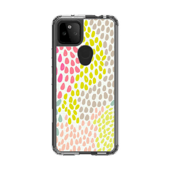 Colorful Abstract Teardrop Pattern Google Pixel 5a 5G Case