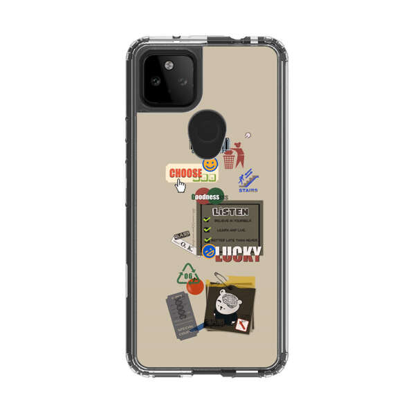 Creative Collage of Motivational Elements Google Pixel 5a 5G Case