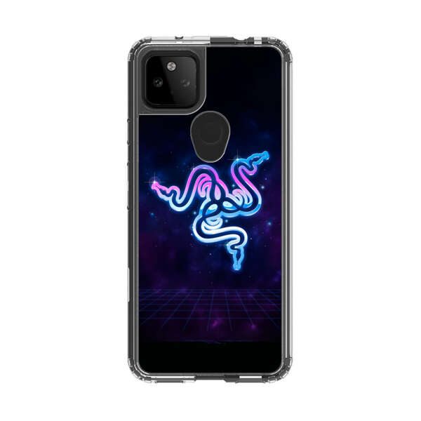 Glowing Neon Triple Snake Google Pixel 5a 5G Case