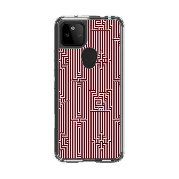 Intricate Geometric Striped Pattern Google Pixel 5a 5G Case