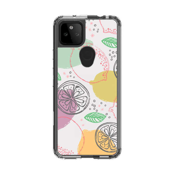 Lemon Colorful Abstract Pattern Google Pixel 5a 5G Case