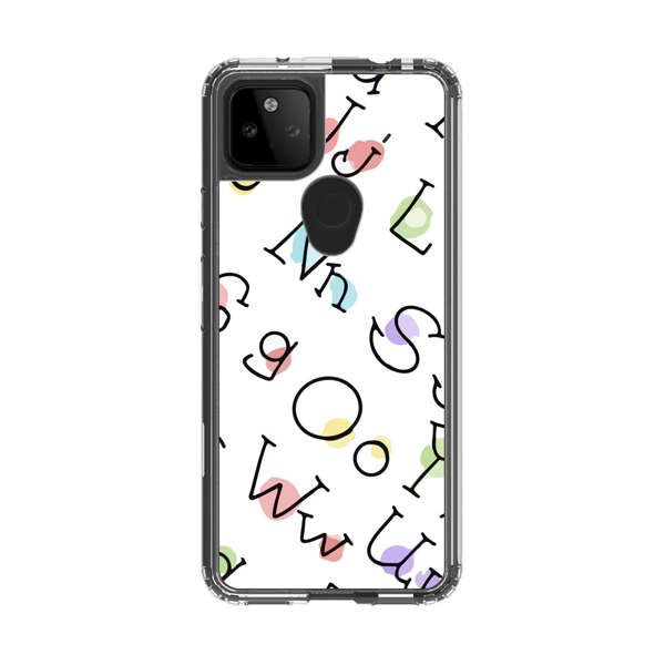 Playful Alphabet Pattern with Colorful Letters Google Pixel 5a 5G Case