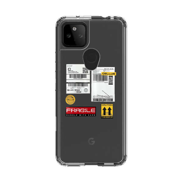 Shipping Labels and Fragile Handling Stickers Google Pixel 5a 5G Case