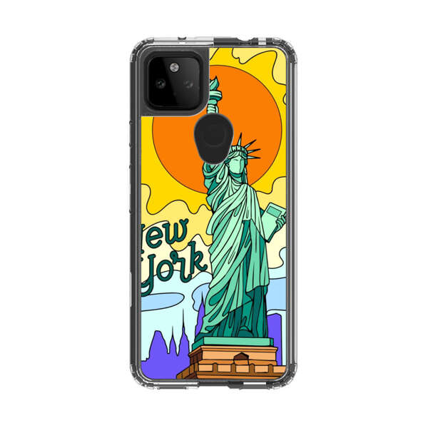 Statue of Liberty New York Artistic Sun Google Pixel 5a 5G Case
