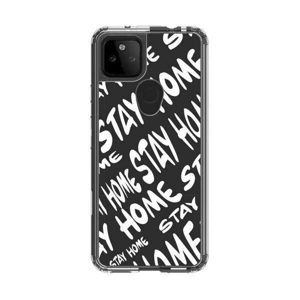 Stay Home Pattern Google Pixel 5a 5G Case