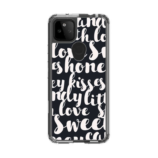 Sweet Honey Kisses Love Sugar Candy Pattern Google Pixel 5a 5G Case