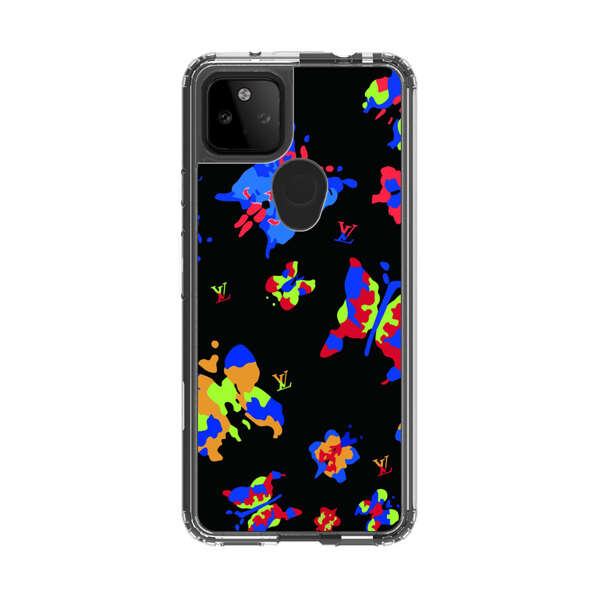 Vibrant Abstract Butterflies and Floral Splashes Google Pixel 5a 5G Case