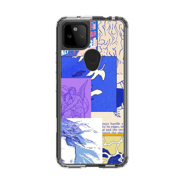 Vibrant Retro Pop Art Collage Google Pixel 5a 5G Case