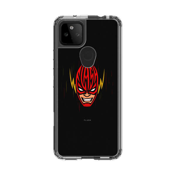 Vibrant Superhero Face with Lightning Bolts Google Pixel 5a 5G Case