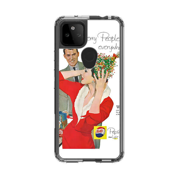 Vintage Pepsi-Cola Holiday Advertisement Google Pixel 5a 5G Case