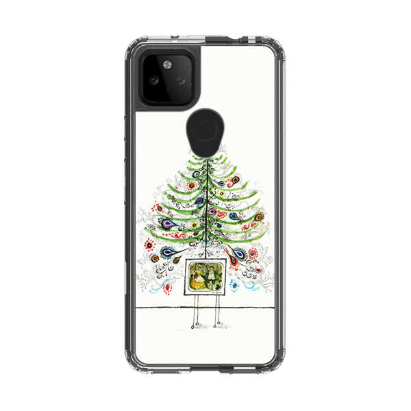 Whimsical Christmas Tree Artistic Design Google Pixel 5a 5G Case