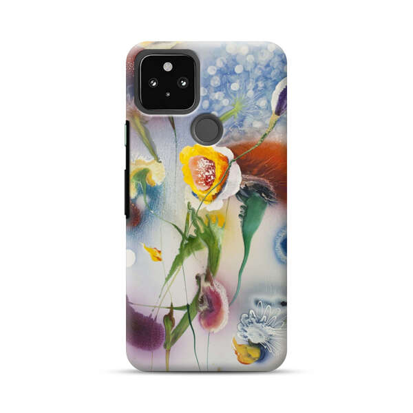 Abstract Colorful Flowers Google Pixel 5a 5G Hard Case