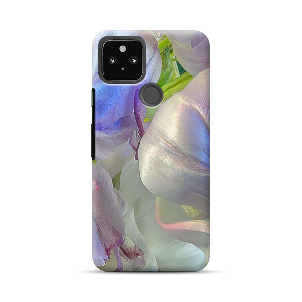 Delicate Pastel Flower Petals Close Up Google Pixel 5a 5G Hard Case