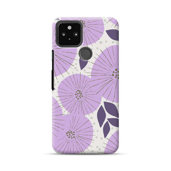 Lavender Flower Pattern Google Pixel 5a 5G Hard Case