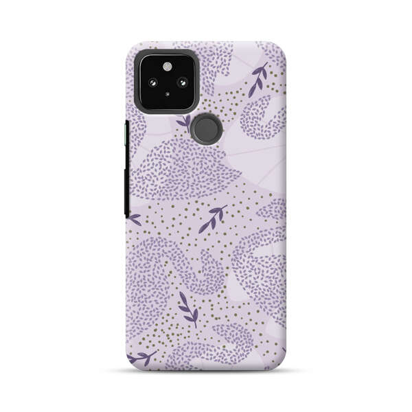 Lavender Swan Pattern Google Pixel 5a 5G Hard Case