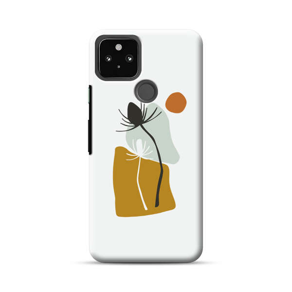 Minimalist Abstract Nature Design Google Pixel 5a 5G Hard Case