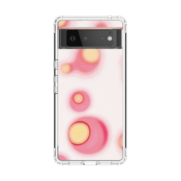 Abstract Pink and Yellow Blobs Google Pixel 6 Case