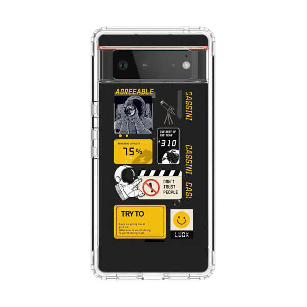 Astronaut Space Exploration Motivation Design Google Pixel 6 Case
