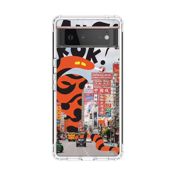 Bangkok Chinatown Snake Street Scene Google Pixel 6 Case